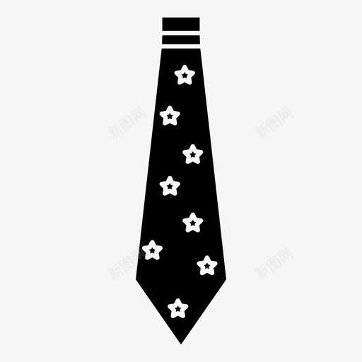 领带时尚领口图标svg_新图网 https://ixintu.com 时尚 款式 用户界面图示符 领口 领带