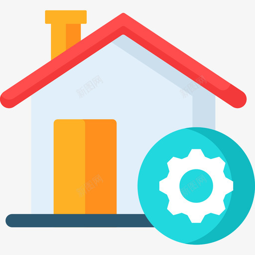 住宅房地产41公寓图标svg_新图网 https://ixintu.com 住宅 公寓 房地产41