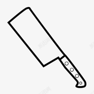 切肉刀切刀厨房图标图标