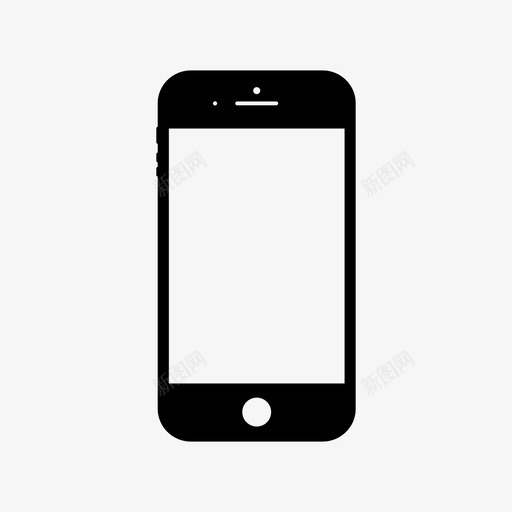 iphone苹果手机图标svg_新图网 https://ixintu.com ios iphone 手机 苹果