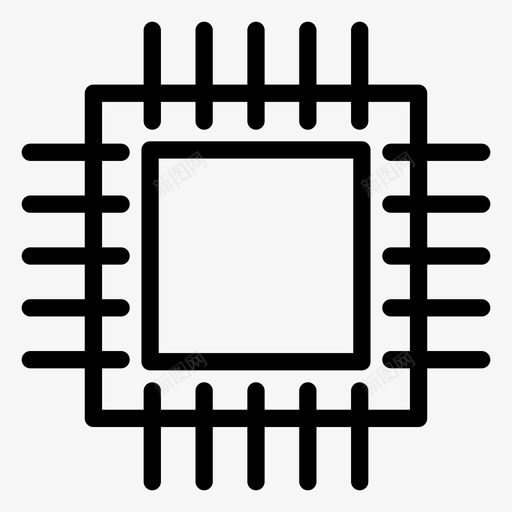 处理器中央处理器cpu图标svg_新图网 https://ixintu.com cpu cpu处理器 中央处理器 处理器 处理器图标