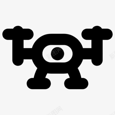 无人机相机设备图标图标