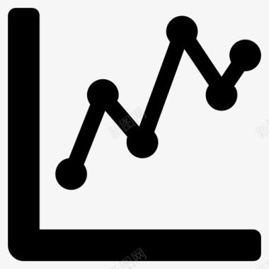 统计图增长分析增长图图标图标