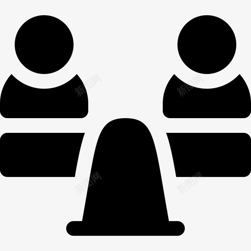 平衡人力资源20已填充图标svg_新图网 https://ixintu.com 人力资源20 已填充 平衡