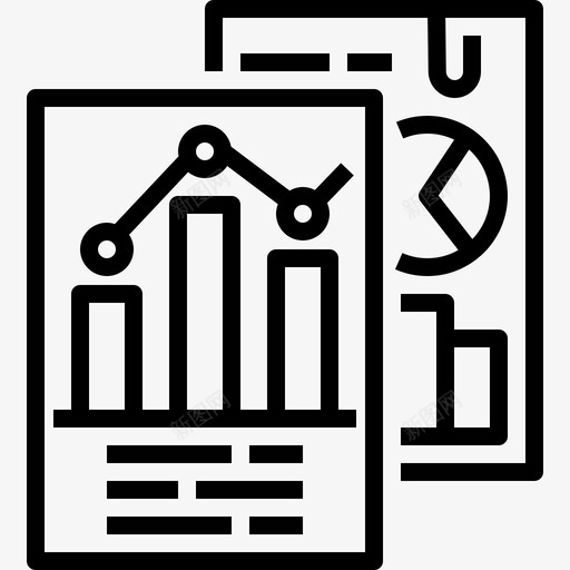 经济分析饼图图标svg_新图网 https://ixintu.com 分析 平板电脑 报告 经济 统计 饼图