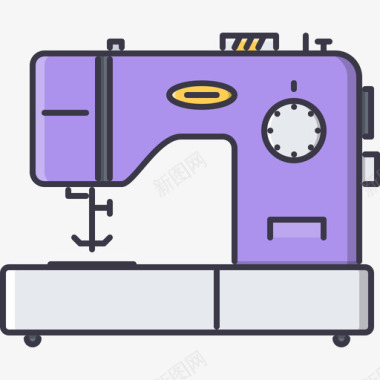 缝纫机电子25彩色图标图标