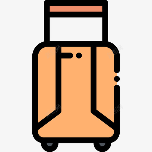 行李箱机场12线性颜色图标svg_新图网 https://ixintu.com 机场12 线性颜色 行李箱