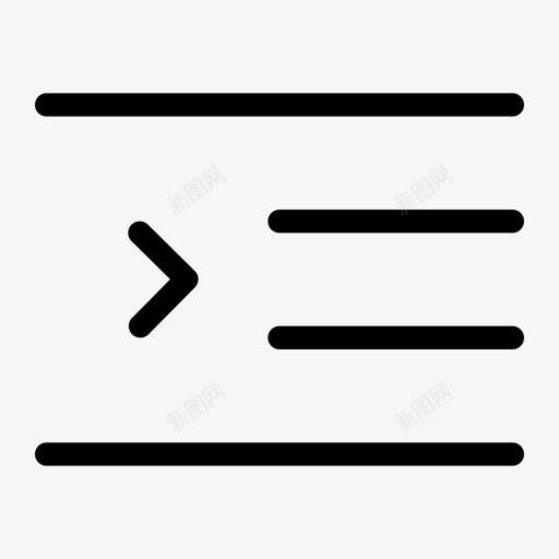 添加缩进编辑段落图标svg_新图网 https://ixintu.com linewerk界面组成 书写 文本 段落 添加缩进 类型 编辑