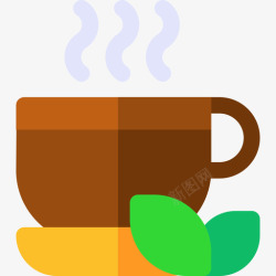 二年级茶中国二年级平茶图标高清图片