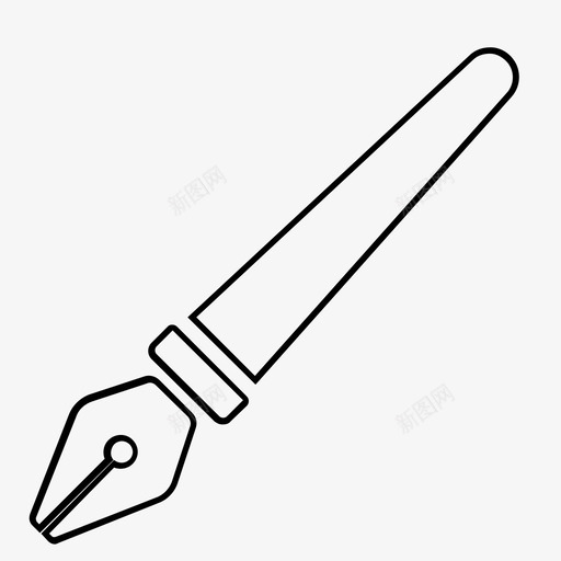 白笔黑笔素描图标svg_新图网 https://ixintu.com 白笔 素描 铅笔 黑笔