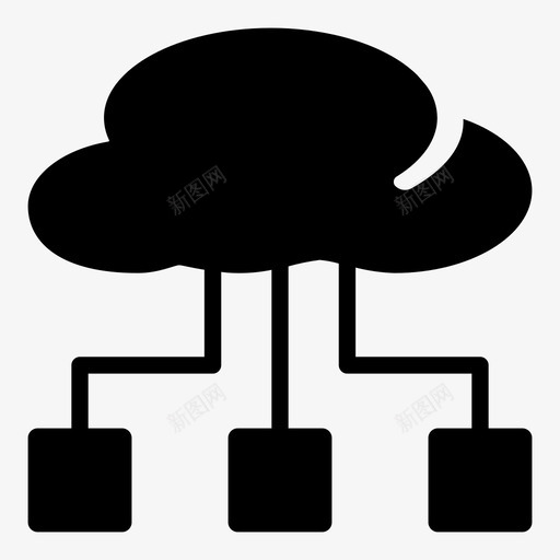 云计算云网络云共享图标svg_新图网 https://ixintu.com 云共享 云存储 云网络 云计算 台灯叶闪光灯咖啡云美元包