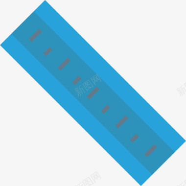 尺子学校教育2扁平图标图标