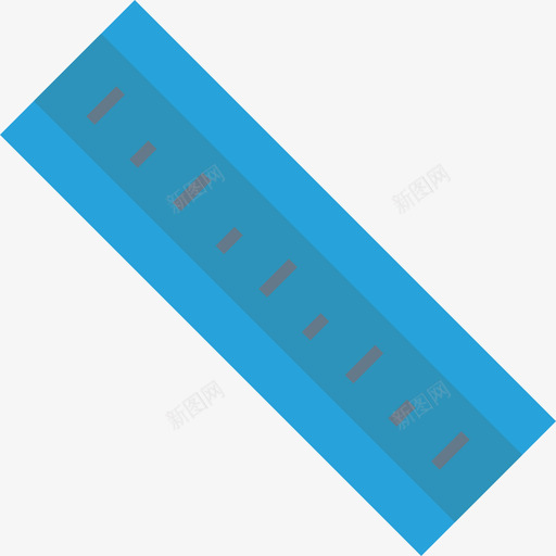 尺子学校教育2扁平图标svg_新图网 https://ixintu.com 学校教育2 尺子 扁平