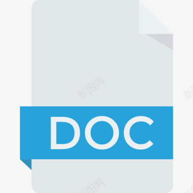 Doc文件夹13扁平图标图标