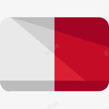 马耳他国旗6平坦图标图标