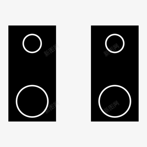 立体声音量音量更大声音图标svg_新图网 https://ixintu.com 声音 扬声器 用户界面图示符 立体声音量 音量更大