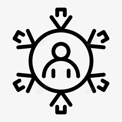 管理关系业务全球图标svg_新图网 https://ixintu.com 业务 全球 管理业务 管理关系 网络