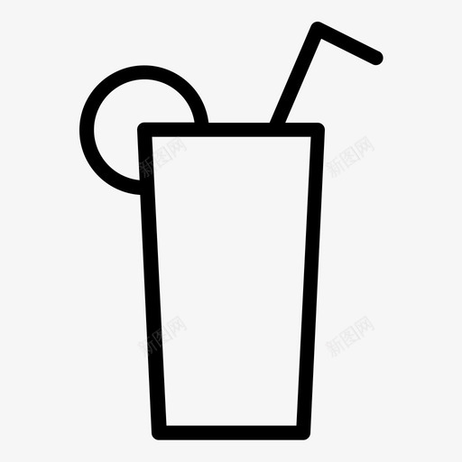 果汁饮料芒果图标svg_新图网 https://ixintu.com 果汁 橙子 芒果 食品和饮料生产线 饮料