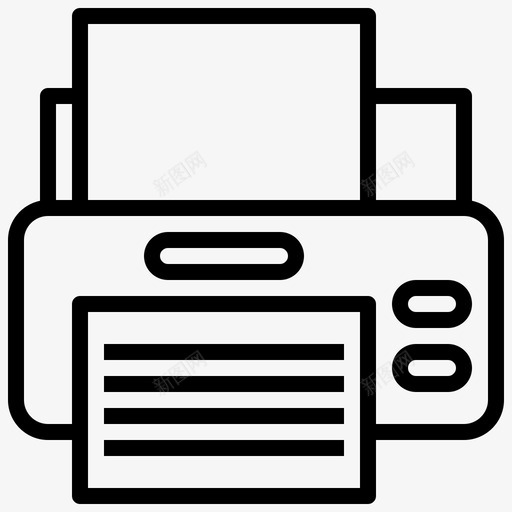 采购产品打印机电子文件和文件夹图标svg_新图网 https://ixintu.com 办公材料 印刷 家用电器 文件和文件夹 电子 采购产品打印机