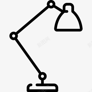 台灯电工工具和元件3线性图标图标