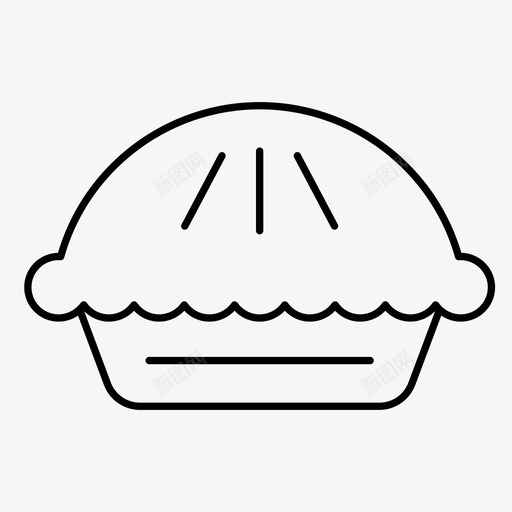 派蛋糕美味图标svg_新图网 https://ixintu.com 派 美味 蛋糕 食物 食物图标