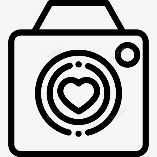 照相摄像机约会应用程序8图标svg_新图网 https://ixintu.com 摄像机 照相 约会应用程序8 线性