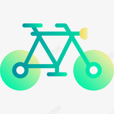 自行车生态71平板图标图标
