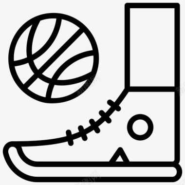 篮球命中鞋运动鞋图标图标