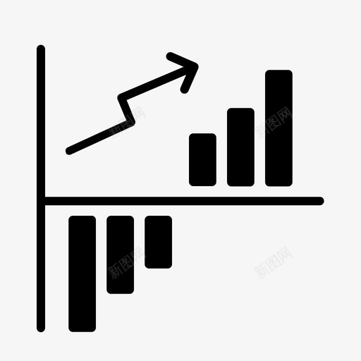 分析图表财务报告图标svg_新图网 https://ixintu.com 分析 图表 图表黑填充 增长 统计 财务报告