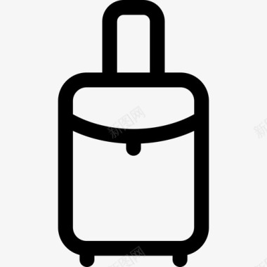行李箱酒店和服务2直线型图标图标