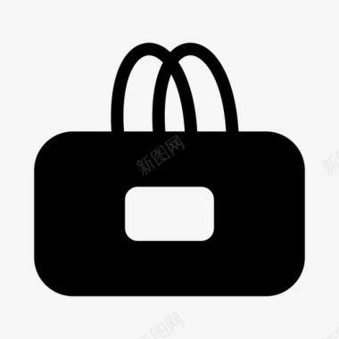 包公文包杂货袋图标图标