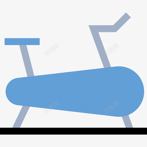固定自行车健身19平板图标svg_新图网 https://ixintu.com 健身19 固定自行车 平板