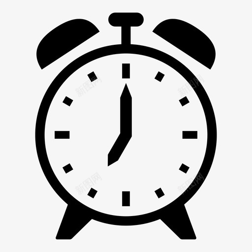 闹钟时间计时器图标svg_新图网 https://ixintu.com 呼叫灯时钟扬声器行李箱聊天列表 时间 计时器 闹钟