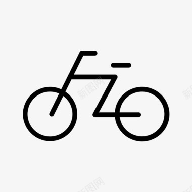 自行车交通工具旅行图标图标