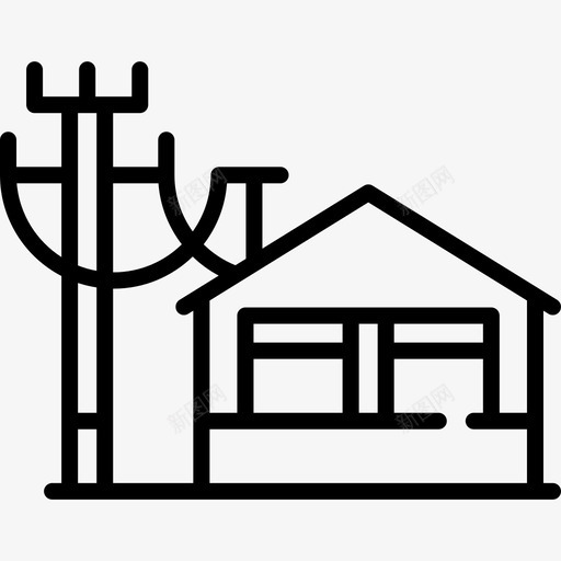 房屋电工工具和元件3线性图标svg_新图网 https://ixintu.com 房屋 电工工具和元件3 线性