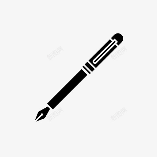 钢笔工具艺术绘画图标svg_新图网 https://ixintu.com 墨水 绘画 艺术 钢笔工具 铅笔