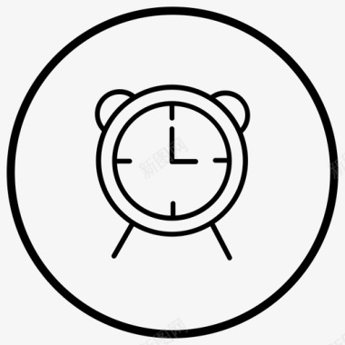 闹钟提醒器时间图标图标