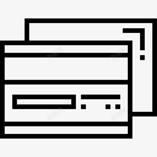 信用卡购物中心14直联图标svg_新图网 https://ixintu.com 信用卡 直联 购物中心14