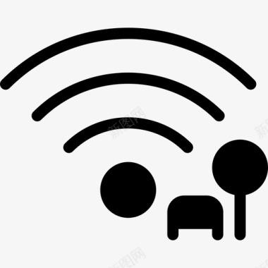 Wifi网络22已填充图标图标