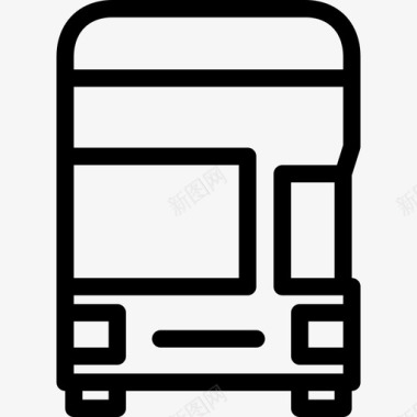 双层巴士34路直达图标图标