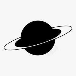 土星的光环土星彗星宇宙图标高清图片