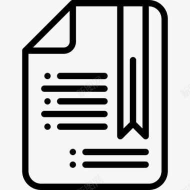 文件和纸张业务文件图标图标