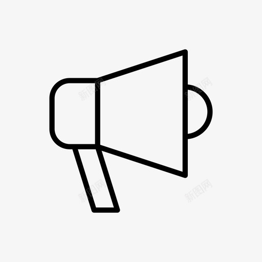 扬声器音频营销图标svg_新图网 https://ixintu.com 扬声器 营销 设计简单 音响 音频