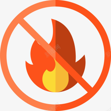 禁止开火禁止信号禁止使用图标图标