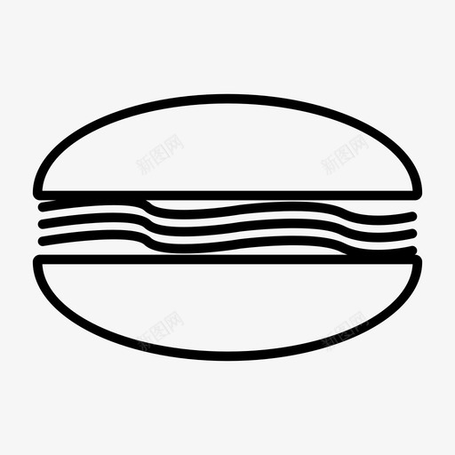 汉堡美味香肠图标svg_新图网 https://ixintu.com 开发 汉堡 网页设计 美味 营销用户界面概述 香肠