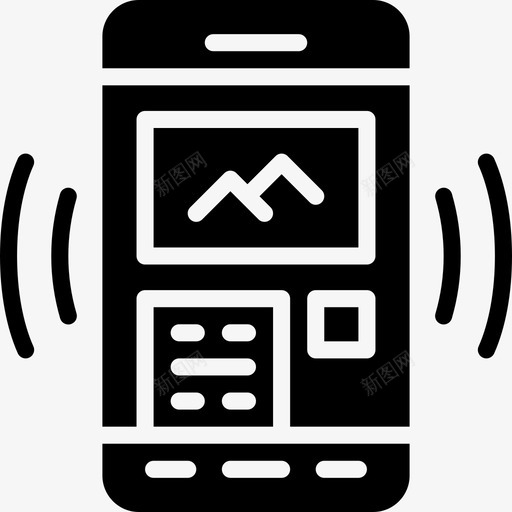 智能手机用户界面mobile4固态图标svg_新图网 https://ixintu.com 固态 智能手机 用户界面mobile4