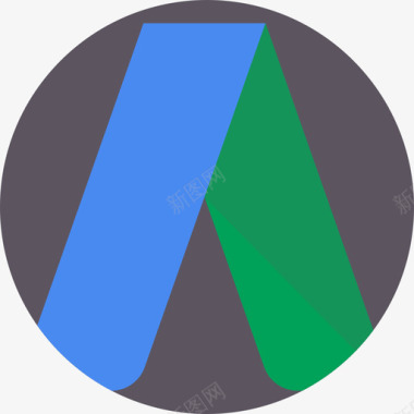 广告词谷歌服务平面图标图标