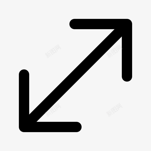 双箭头基本粗体图标svg_新图网 https://ixintu.com 双箭头 基本粗体
