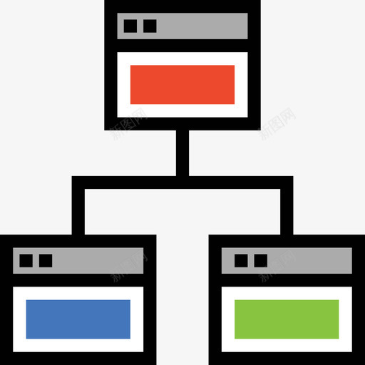 网站地图搜索引擎优化营销商业金融图标svg_新图网 https://ixintu.com 商业金融 搜索引擎优化营销 线性颜色 网站地图