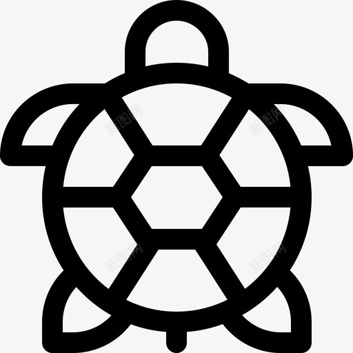 海龟野生动物4直系图标svg_新图网 https://ixintu.com 海龟 直系 野生动物4